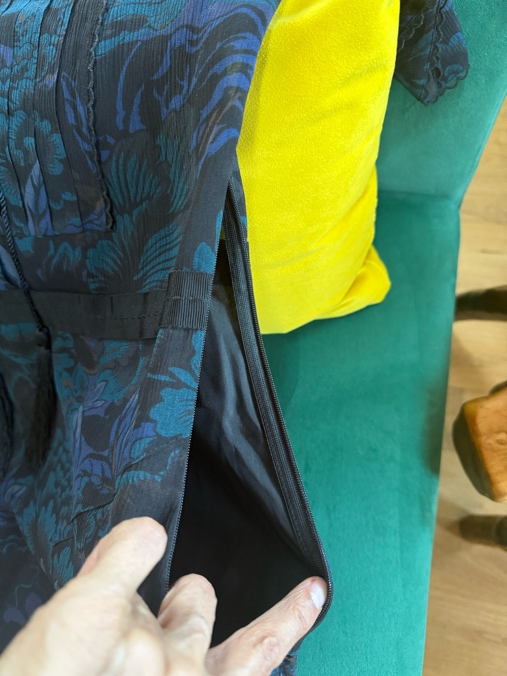 Coach x Kaffe Silk maxi dress - Picture 8 of 16